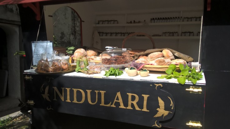 Fresh baked goods and kitchen prep at Nidulari on St Croix